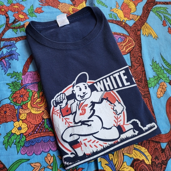 90s Jerzees Dri Power White Sox Graphic Tee - Picture 4 of 4